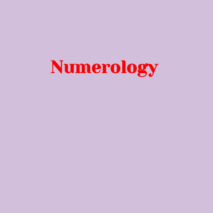 Numerology